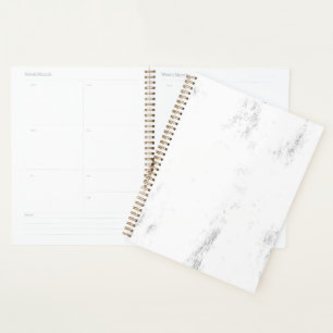 Minimalist Monochrome Grunge Texture Planner