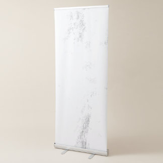 Minimalist Monochrome Grunge Texture Retractable Banner