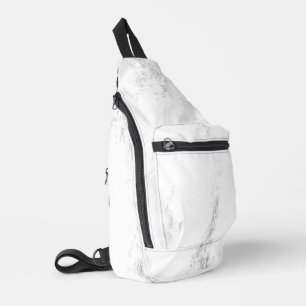 Minimalist Monochrome Grunge Texture Sling Bag