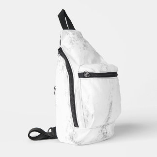 Minimalist Monochrome Grunge Texture Sling Bag