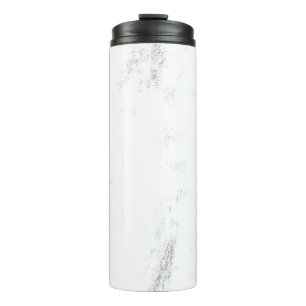 Minimalist Monochrome Grunge Texture Thermal Tumbler