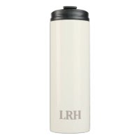 Minimalist Monogram Bridesmaid Water Bottle