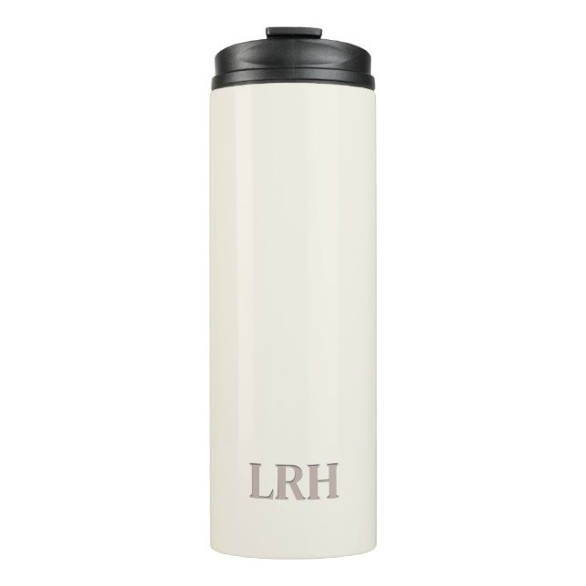 Minimalist Monogram Bridesmaid Water Bottle (Front)