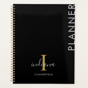 Minimalist Monogram Handwritten Script Name 2025 Planner