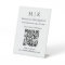 Minimalist Monogram or Add Logo Business QR Code