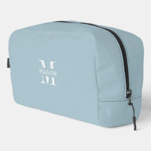 Minimalist Monogram Personalised Dopp Kit