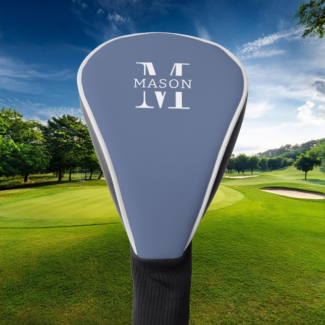 Minimalist Monogram Personalised Golf Head Cover (Creator Uploaded)