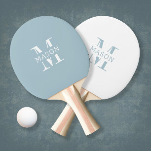 Minimalist Monogram Personalised Ping Pong Paddle