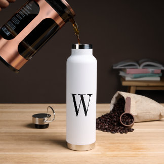 Minimalist Monogram Water Bottle