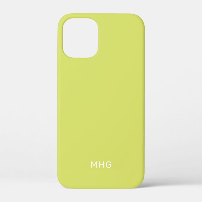 Minimalist Monogrammed phone cases (Back)