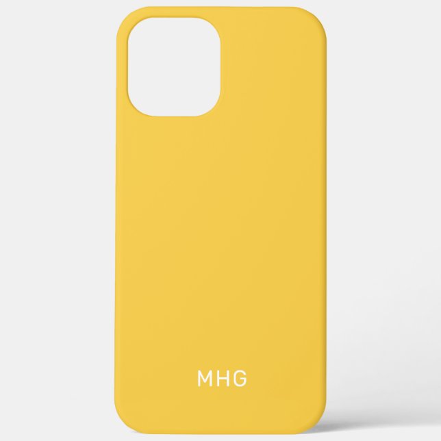 Minimalist Monogrammed phone cases (Back)