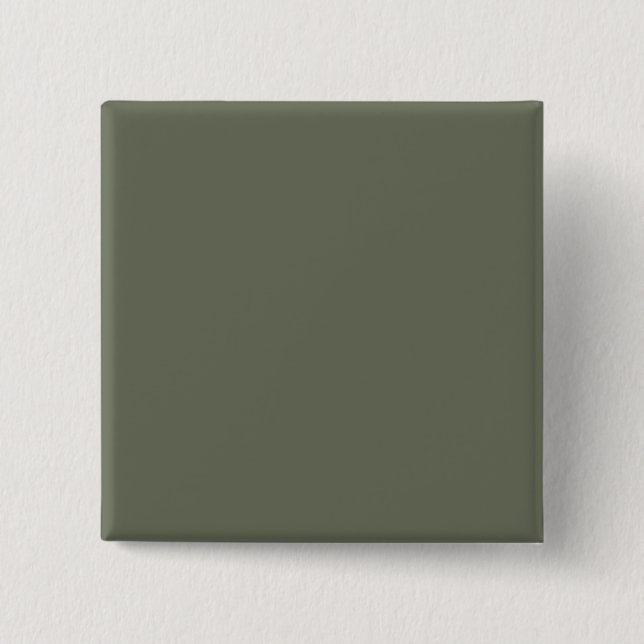 Minimalist Moss Green Custom Button (Front)