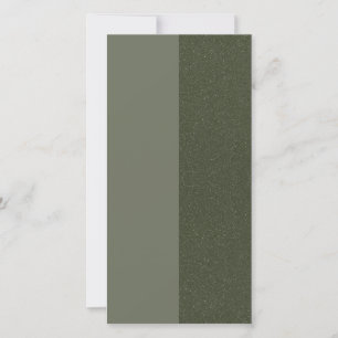 Minimalist Moss Green Glitter Save Date (Custom) Save The Date