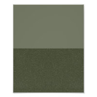 Minimalist Moss Green Poster Print – Customisable