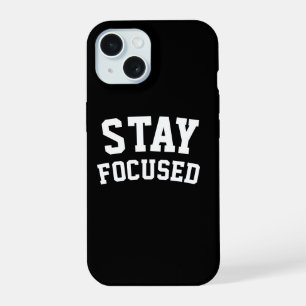 Minimalist motivation iPhone 15 case