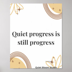 Minimalist Motivation Quote Poster