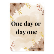 Minimalist Motivational Quote Poster