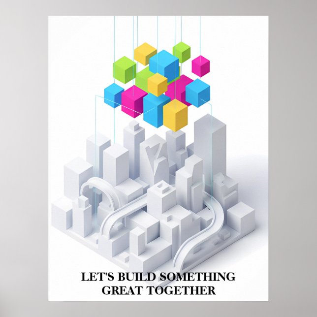 Minimalist Motivational Wall Art Print (Front)