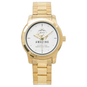 Minimalist Motivational Wrist Watch