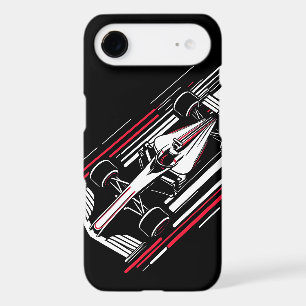 Minimalist Motorsport Formula Race Car Speed Lines