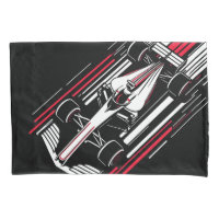 Minimalist Motorsport Formula Race Car Speed Lines