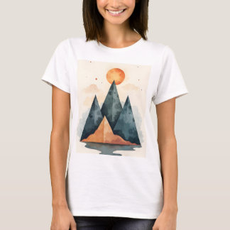 Minimalist Mountain Nature T-Shirt