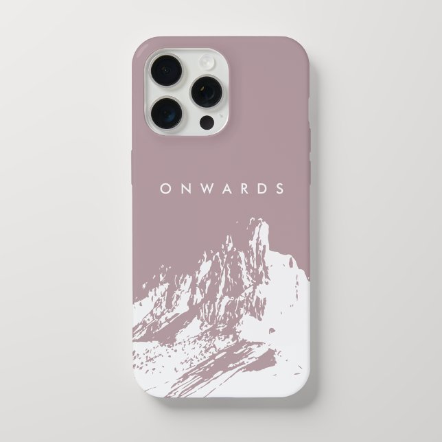 Minimalist Mountain Pale Pink Phone Case (Creator Uploaded)