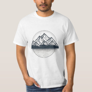 Minimalist mountain range T-Shirt