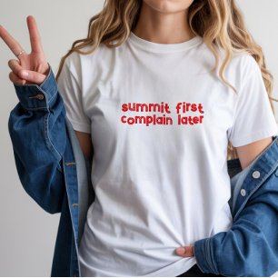 Minimalist Mountain Shirt Simple Line Design