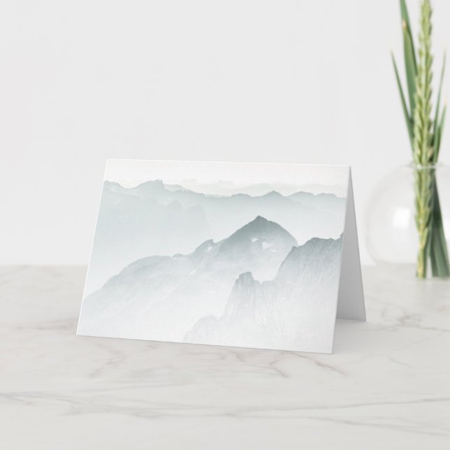 Minimalist Mountains Card (Front)