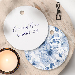 Minimalist Mr. & Mrs. Tag – White Background