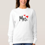 Minimalist Mrs Shirt – Love-Inspired Women’s<br><div class="desc">Show off your "Mrs." status in style with this adorable t-shirt featuring a bold black script and two red hearts. Whether you're a bride-to-be, newly married, or proudly taken, this tee adds charm to any outfit. Great for casual wear, honeymoon trips, bridal showers, or as a thoughtful gift for your...</div>