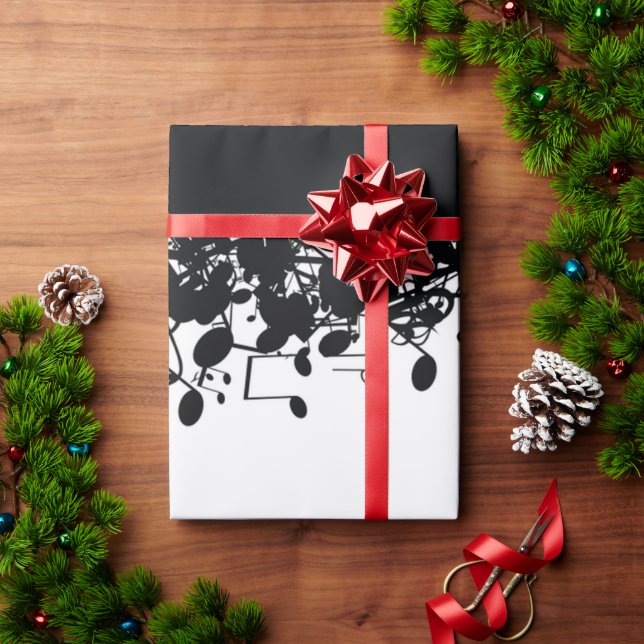 Minimalist Music Note Gift Wrapping Paper (Holiday Gift)