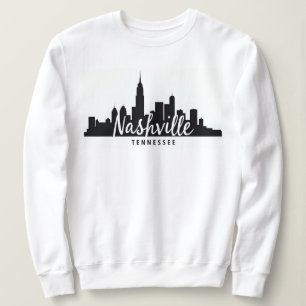 Minimalist Nashville Skyline, Tennessee City Sweatshirt
