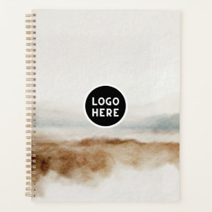 Minimalist Natural Watercolor Abstract Pattern Planner