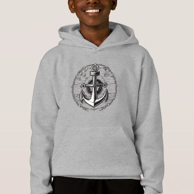Minimalist Nautical Anchor - Symbol of Stability (Front)
