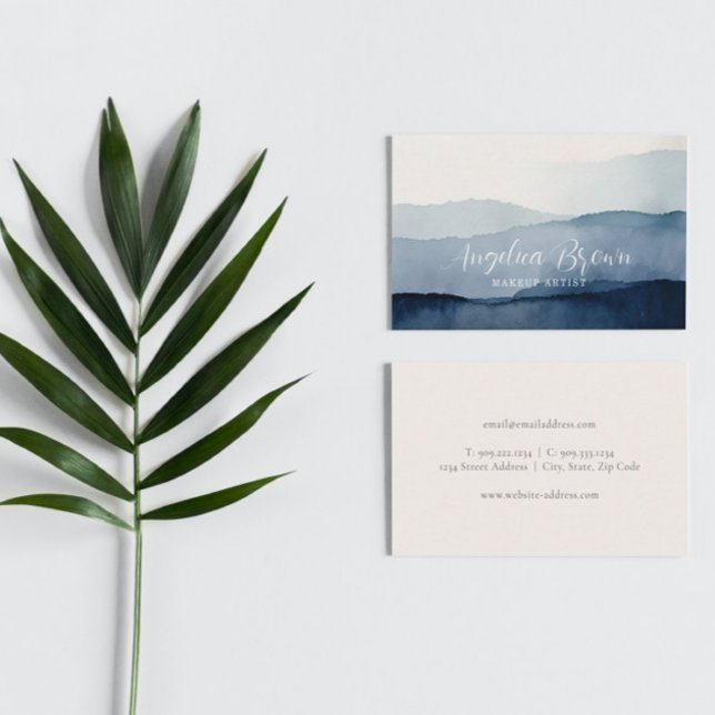Minimalist Nautical Watercolor Business Card (Creator Uploaded)
