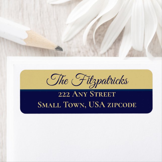 Minimalist Navy Blue And Gold Classy Address  (Insitu)