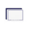 Minimalist Navy Blue Two Border Monogram