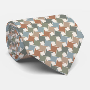 MInimalist Neck Tie with Simple Neutral Pattern