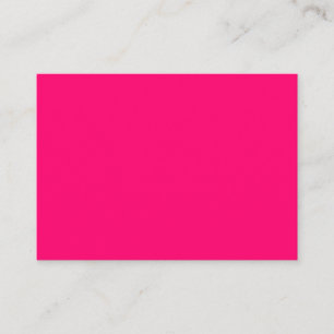 Minimalist Neon Pink Enclosure Card – Customisable