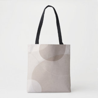 Minimalist Neutral Abstract Tote Bag