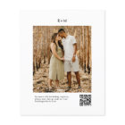 Minimalist Nothing Fancy Just Love Photo Qr Code