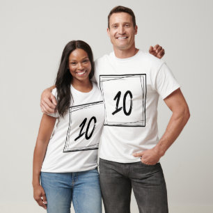Minimalist Number 10 T-Shirt