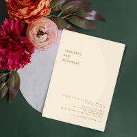 Minimalist Ochre Retro Typewriter Font Wedding