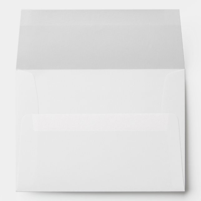 Minimalist off white solid plain elegant envelope (Back (Bottom))