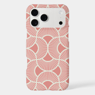 Minimalist Ogee Rising Sun Fans Calm Neutral Pink