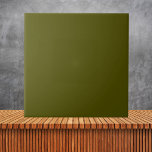 Minimalist Olive Moss Green Plain Simple Colour  Tile<br><div class="desc">Minimalist Olive Moss Green Plain Simple Colour</div>