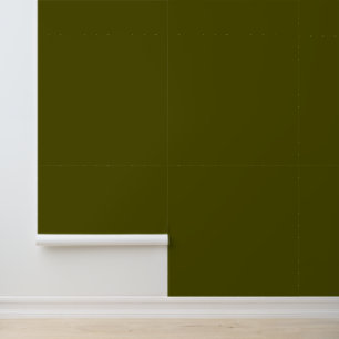 Minimalist olive moss green solid plain elegant wallpaper