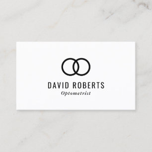 Minimalist Optometrist Eye Doctor Business Card